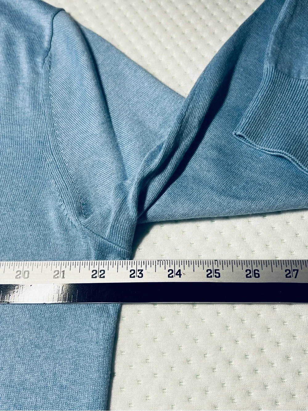 BANANA REPUBLIC Men's Sz L Luxury Blend Silk Cotton Cashmere V-Neck Sweater NWOT
